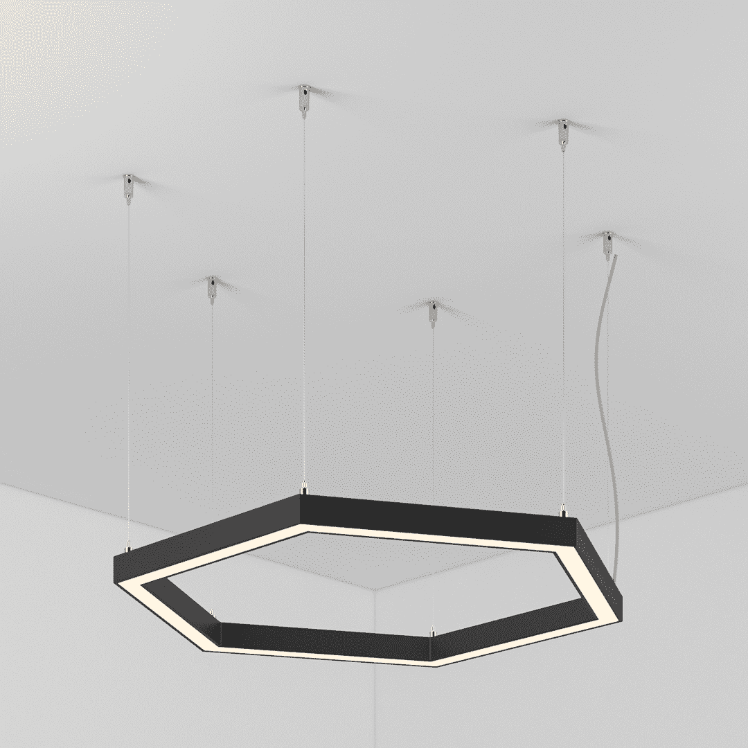 Светильник Estetta SECTIONHEXAGON-55х35-44-WH-NW