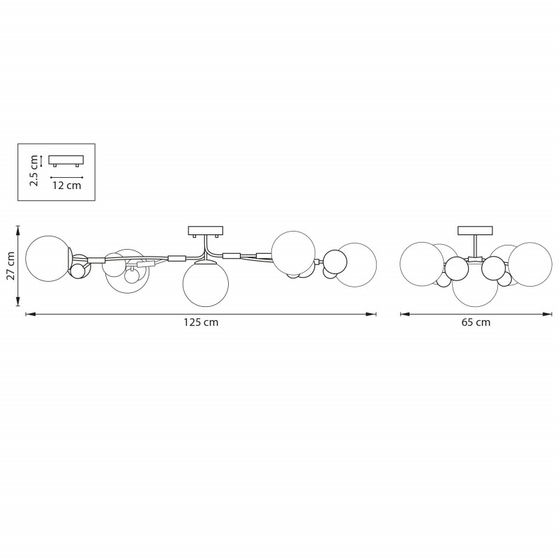 Накладная люстра Lightstar 815553