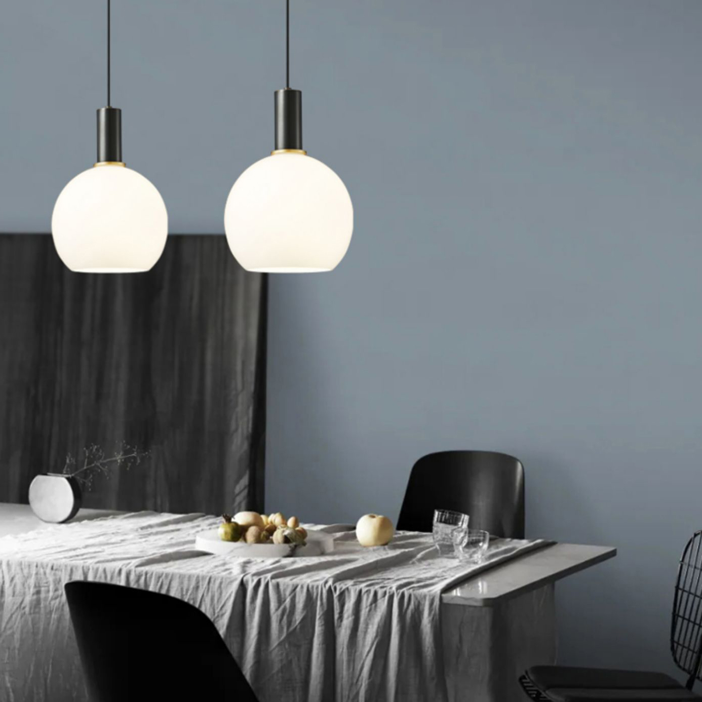 Подвесной светильник IRIS WHITE B Black by ImperiumLoft