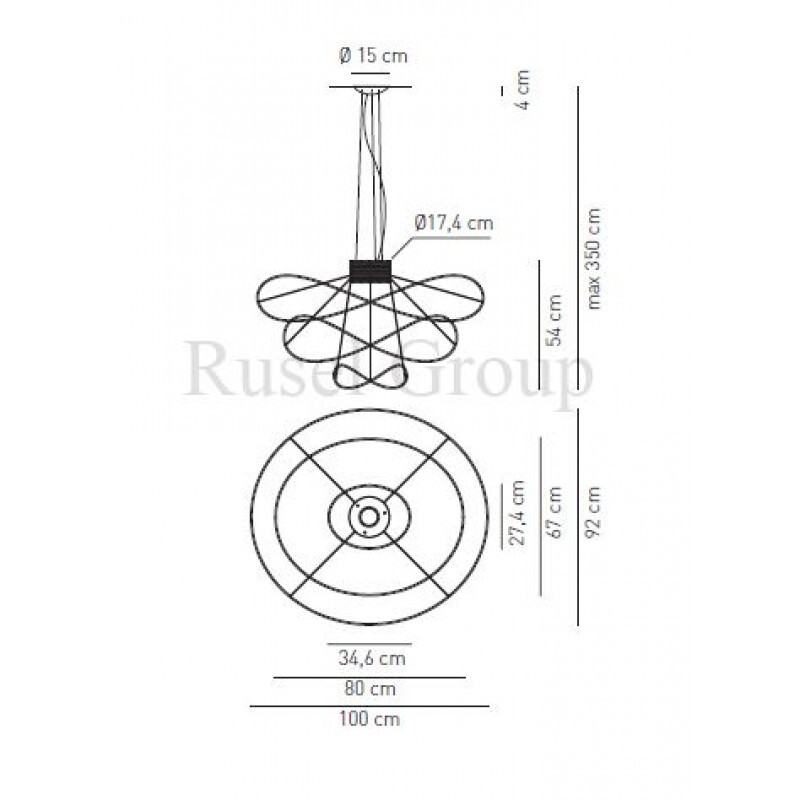 Подвесной светильник AXO LIGHT HOOPS SP 3
