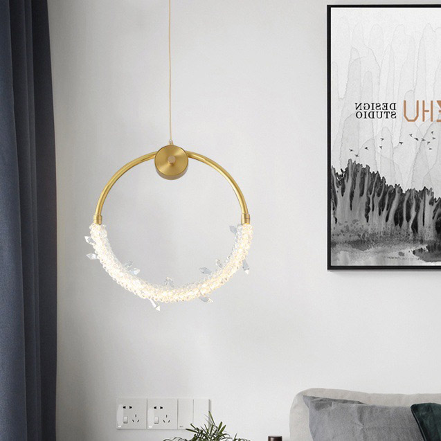 Подвесной светильник ACOSTA brass D 56 by ImperiumLoft