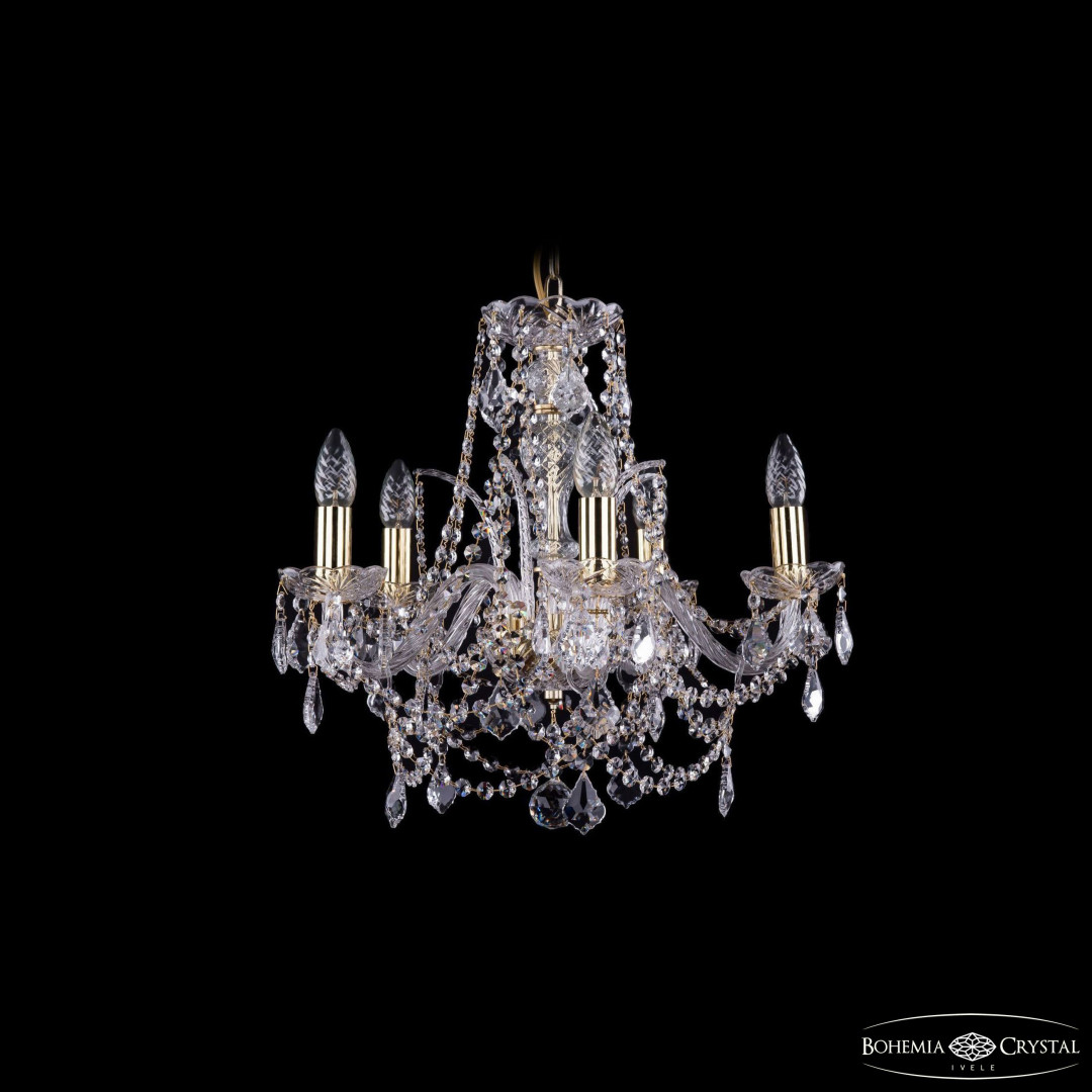 Люстра хрустальная 1411/5/160 G Leafs