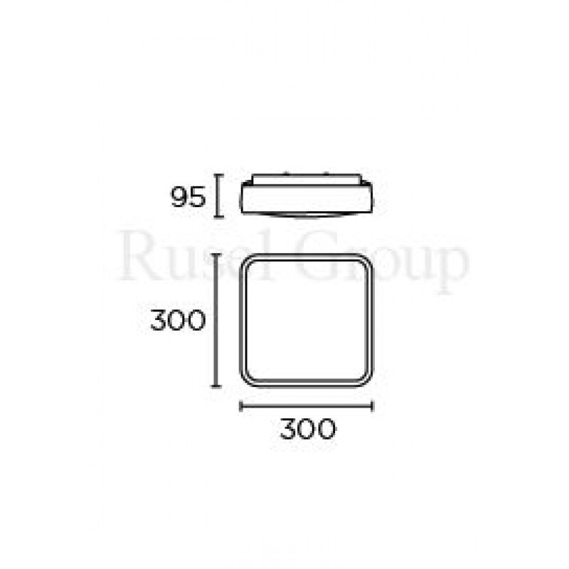 Потолочный светильник Leds C4 RAS PL