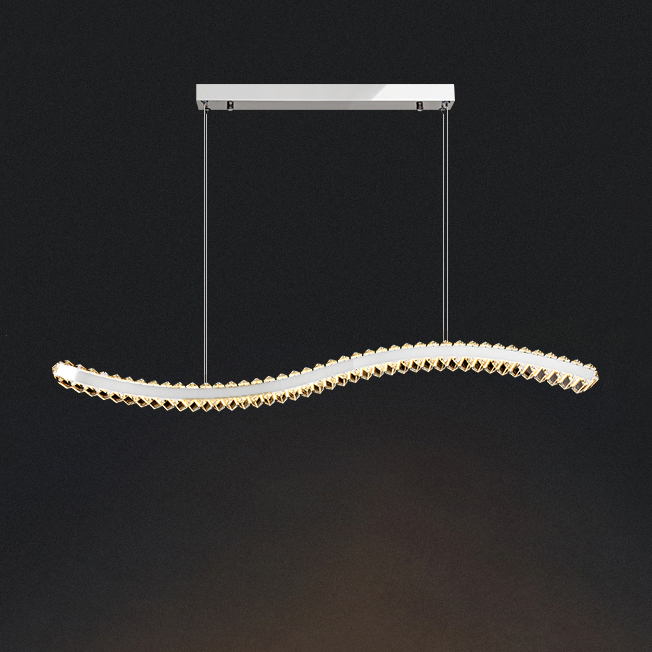 Подвесной светильник BERTOLDA W B L80 Chrome by ImperiumLoft