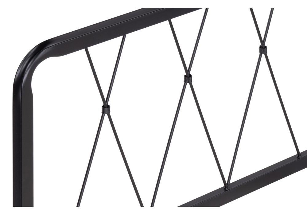 Кровать Woodville Иоханна 18 90х200 черная 511601