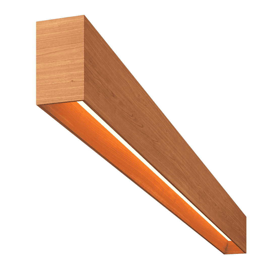 Светильник из массива (груша) Lumker W85-GRUSHA-250