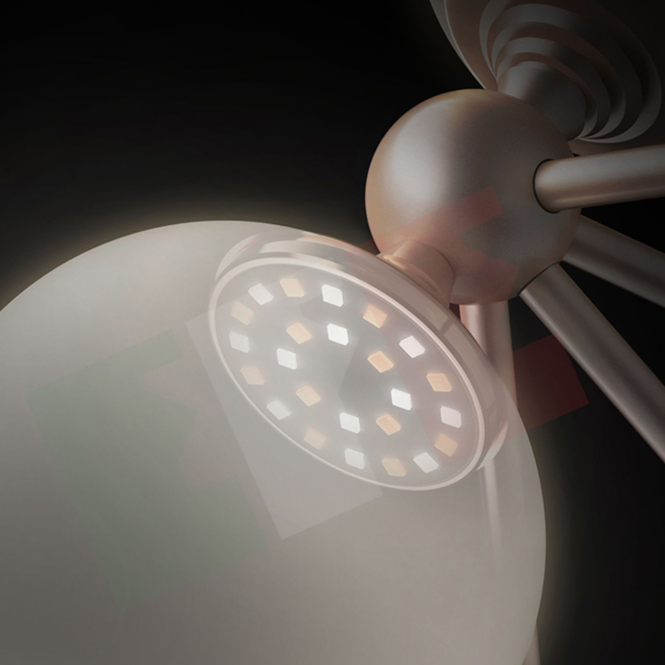 Потолочная люстра NEANDER Chrome by ImperiumLoft