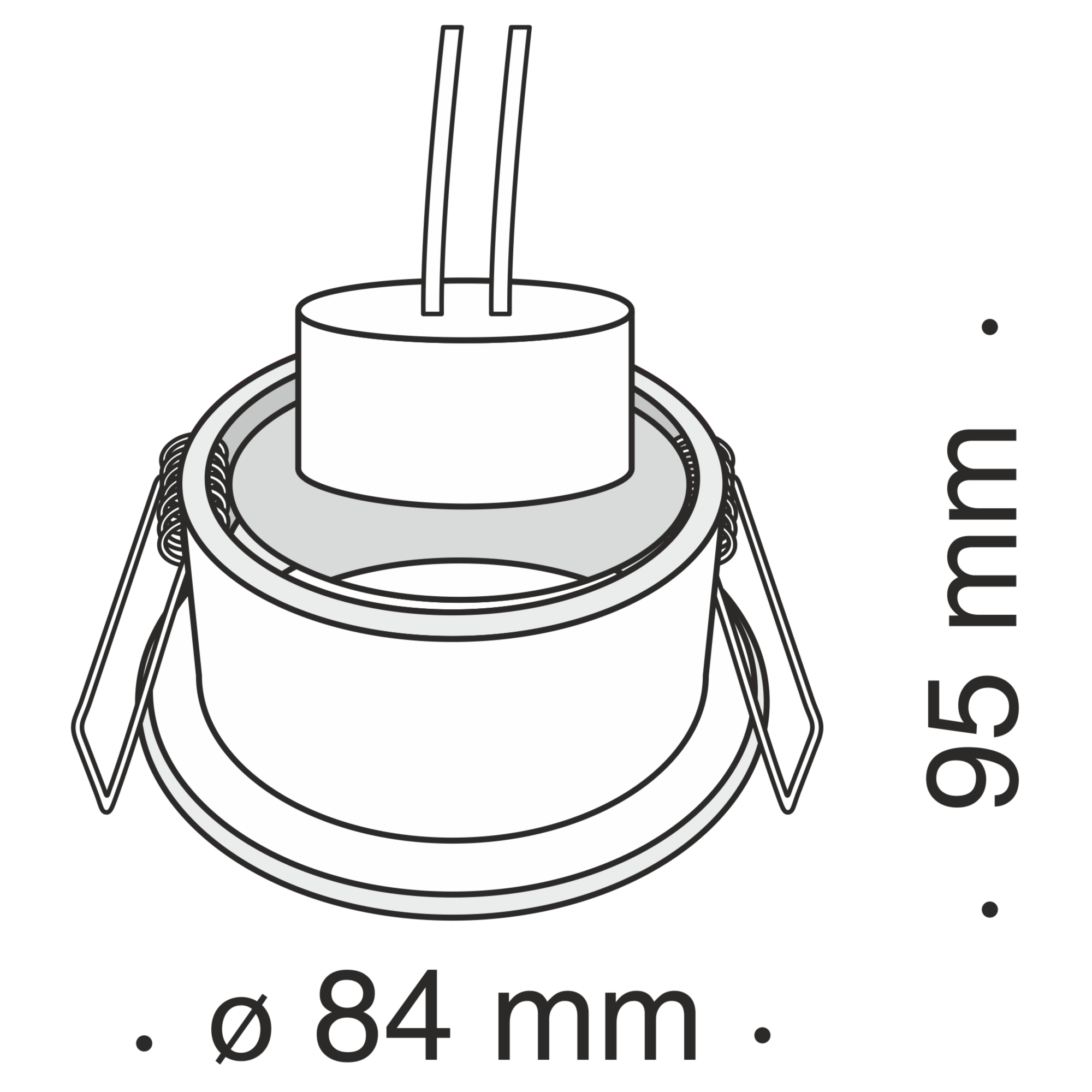 Встраиваемый светильник Maytoni DL010-3-01-N