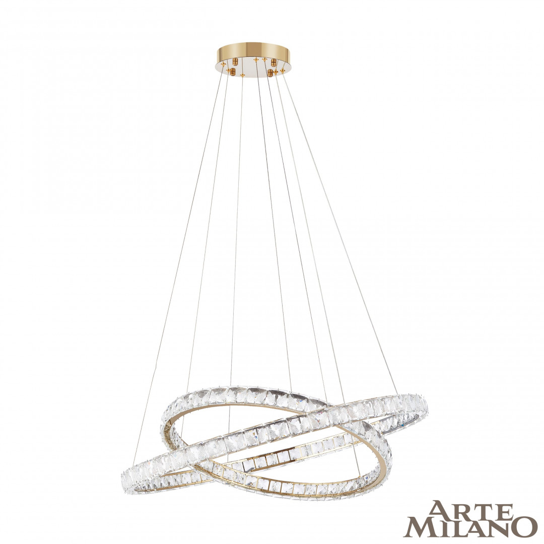 Люстра светодиодная с пультом 311311/D800-D600 GD Arte Milano