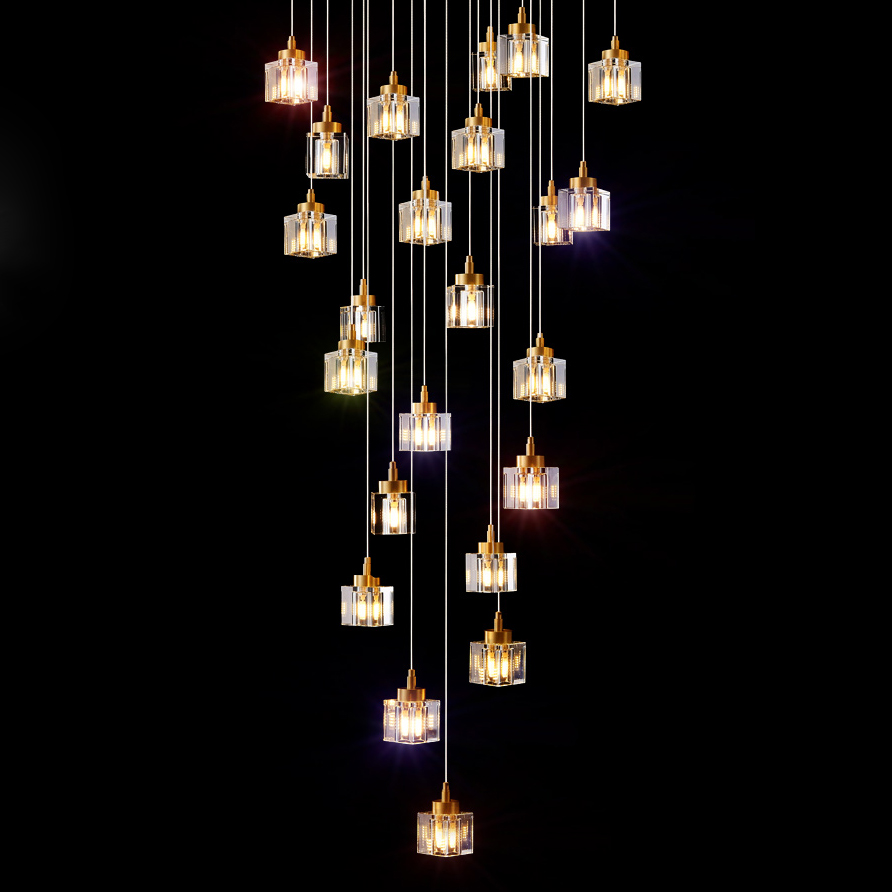 Подвесной светильник DORA MORE L6 Диск by ImperiumLoft