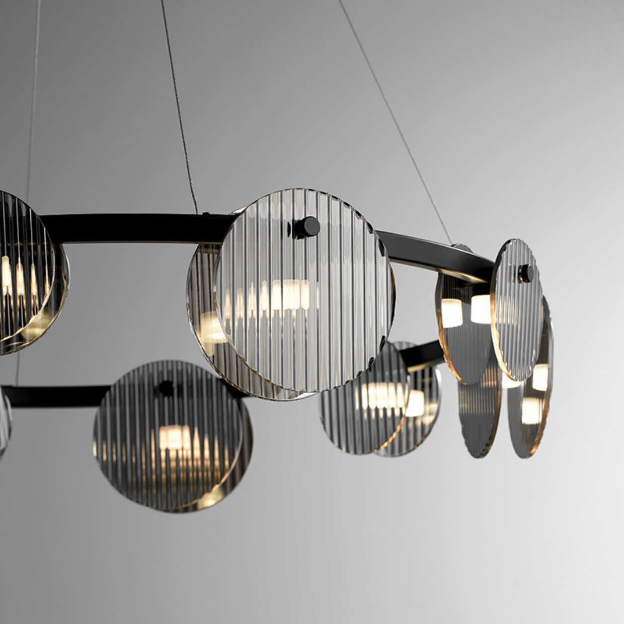 Подвесная люстра RUTGER R D100 Black by ImperiumLoft