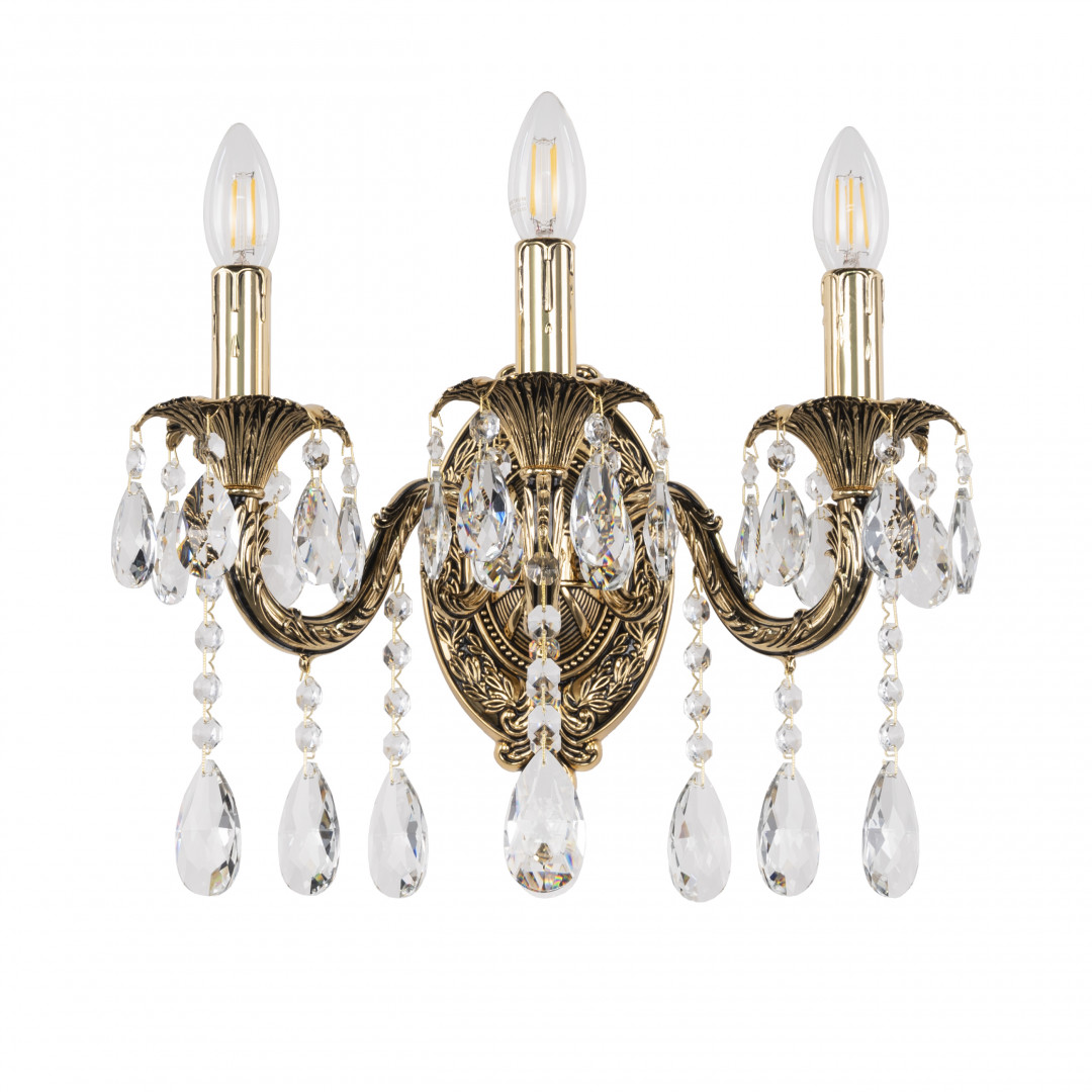 Бра с хрустальными подвесками AL7901B10/3/175 A GB Bohemia Ivele Crystal