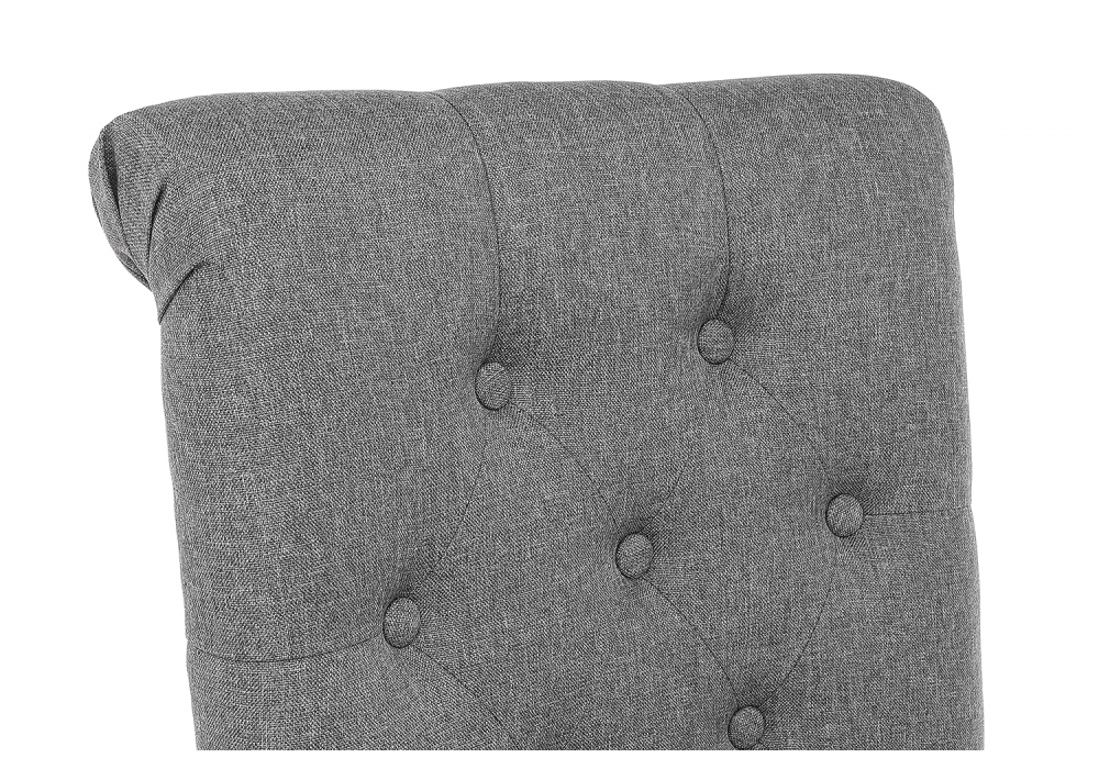 Стул деревянный Woodville Amelia dark walnut / fabric grey 11016