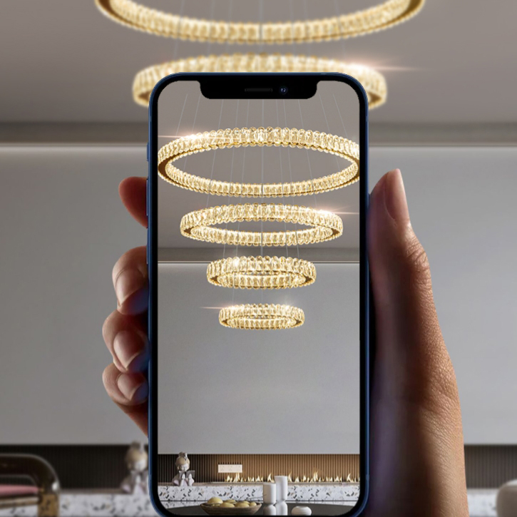 Подвесная люстра SEFENIAS D30+50+70+90 by ImperiumLoft