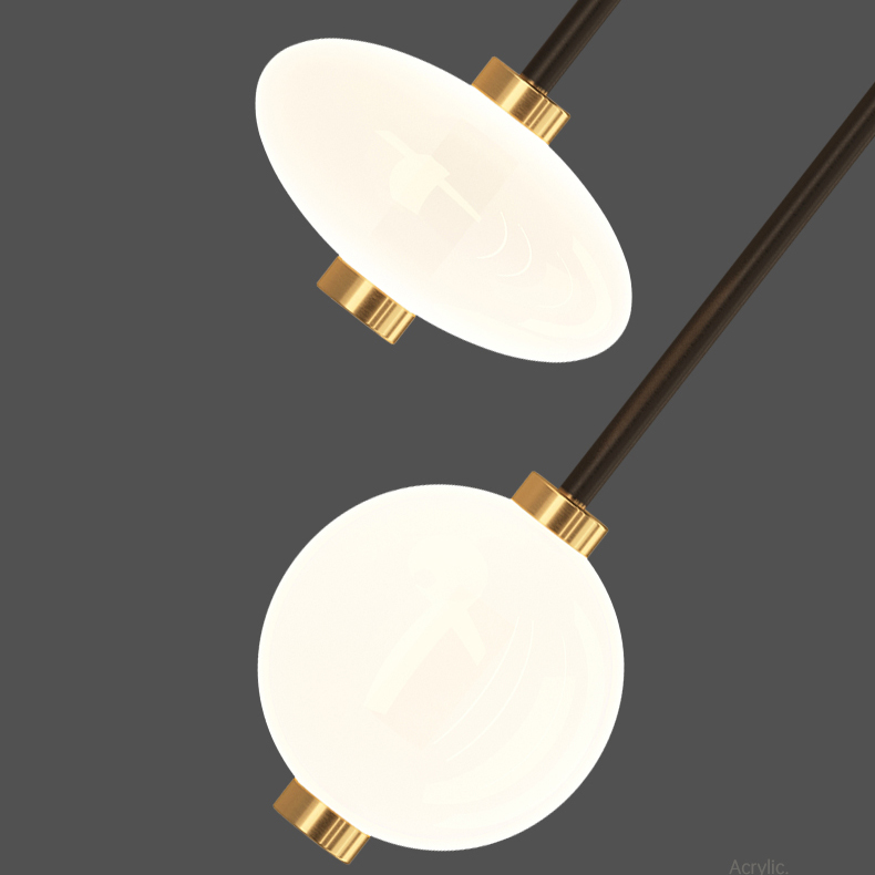 Потолочный светильник DARIA B Black by ImperiumLoft