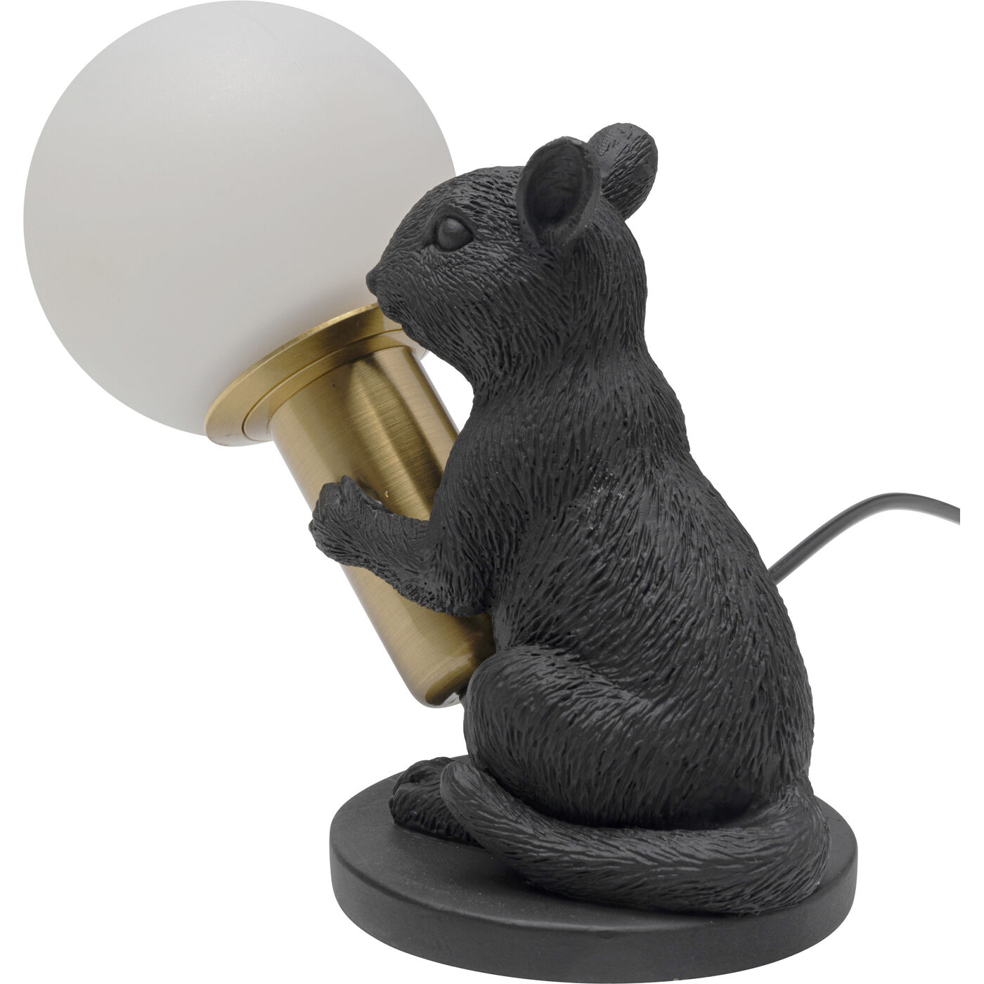 Светильник настольный Animal Chipmunk Black 12cm KARE 56666