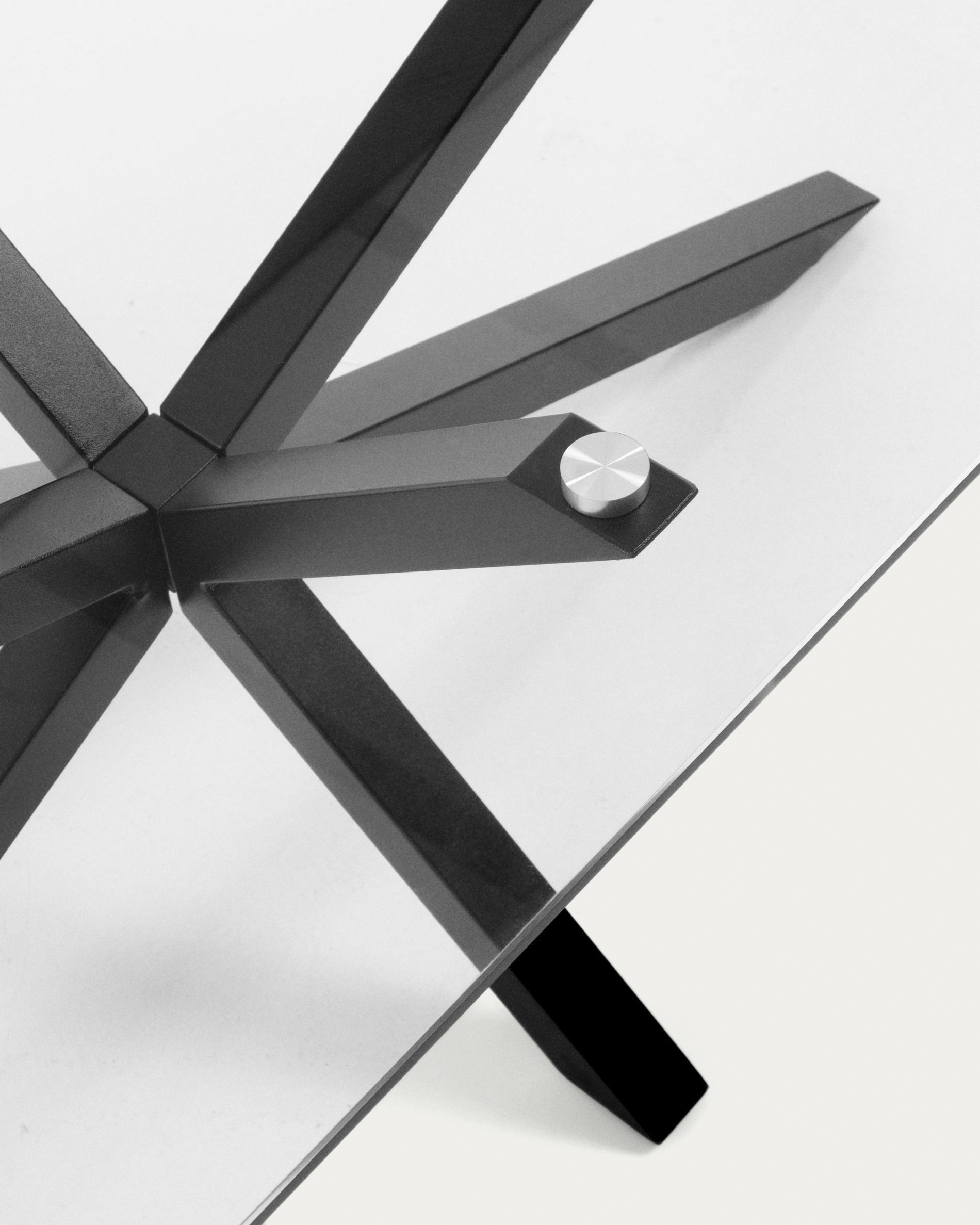 Стол журнальный Argon черный металл La Forma (ex Julia Grup)