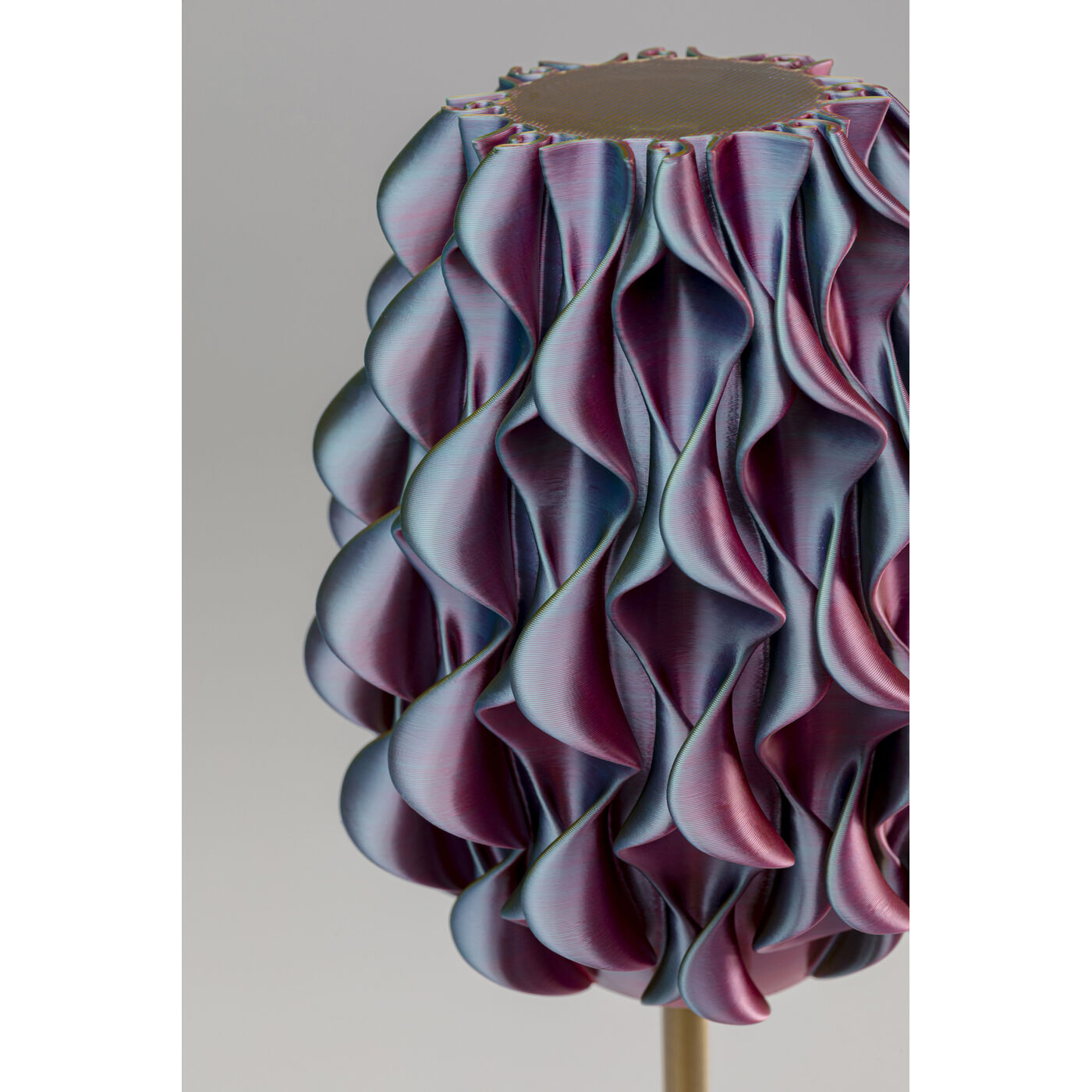 Светильник настольный Swirl gold sunrise KARE 57646