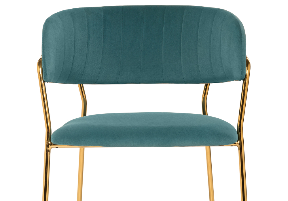 Стул Woodville Kamelia green / gold 11778