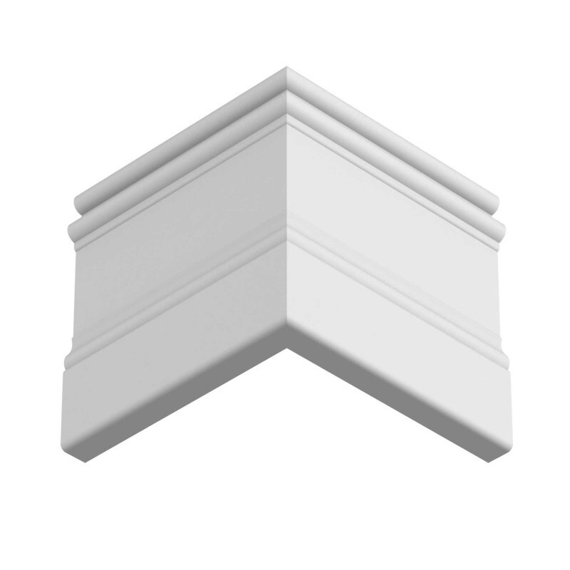 Плинтус Ultrawood арт. Base 0002 (2440 x 133 x 14 мм.)