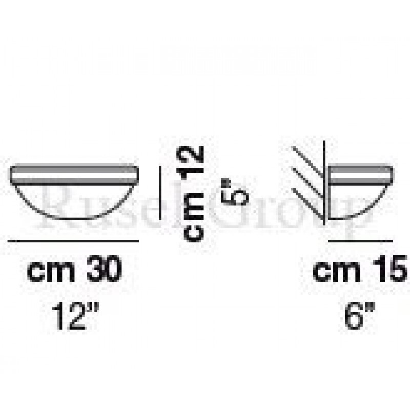 Настенный светильник Vistosi ACCADEMIA AP 30