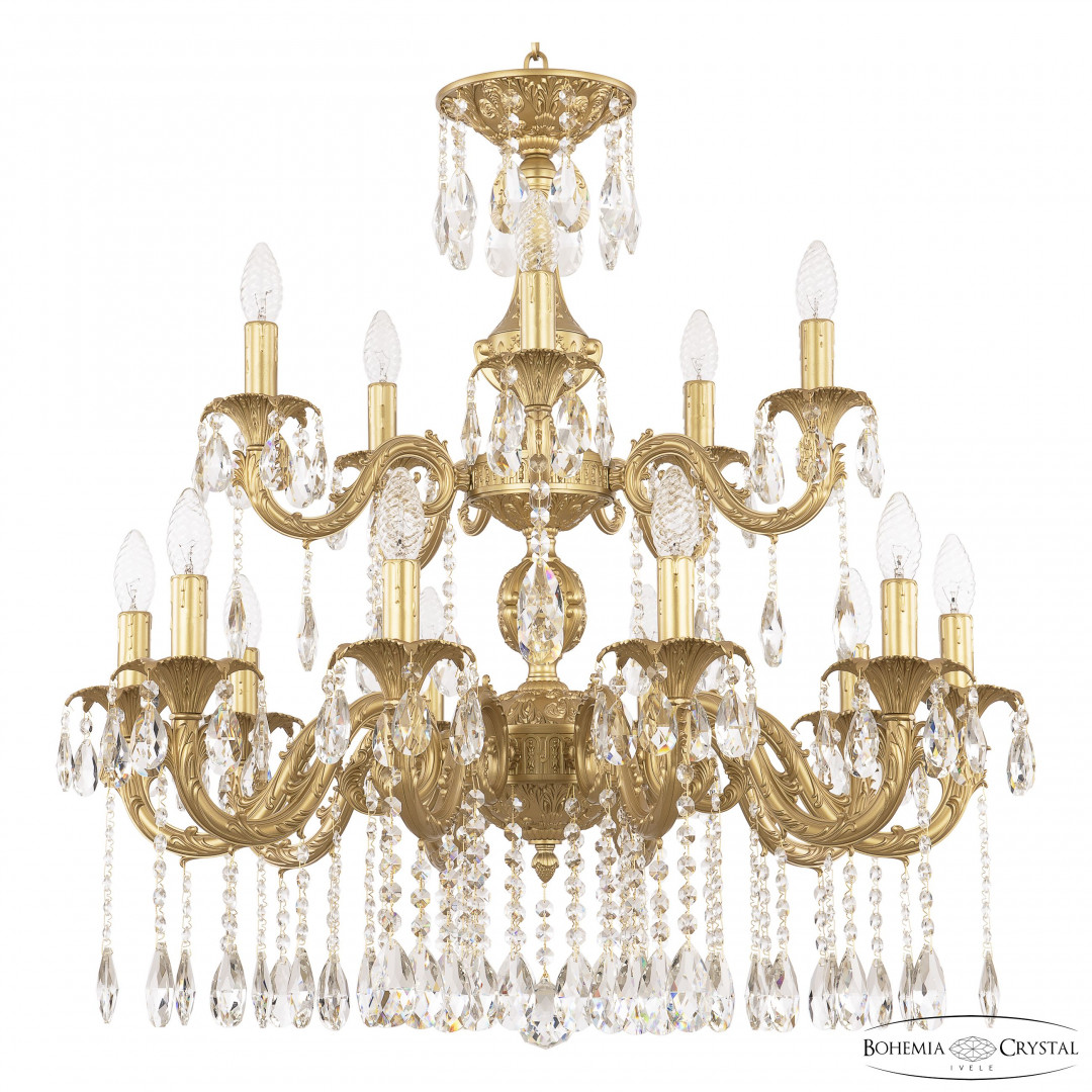 Люстра хрустальная AL79101/10+5/250/2D A AG Bohemia Ivele Crystal