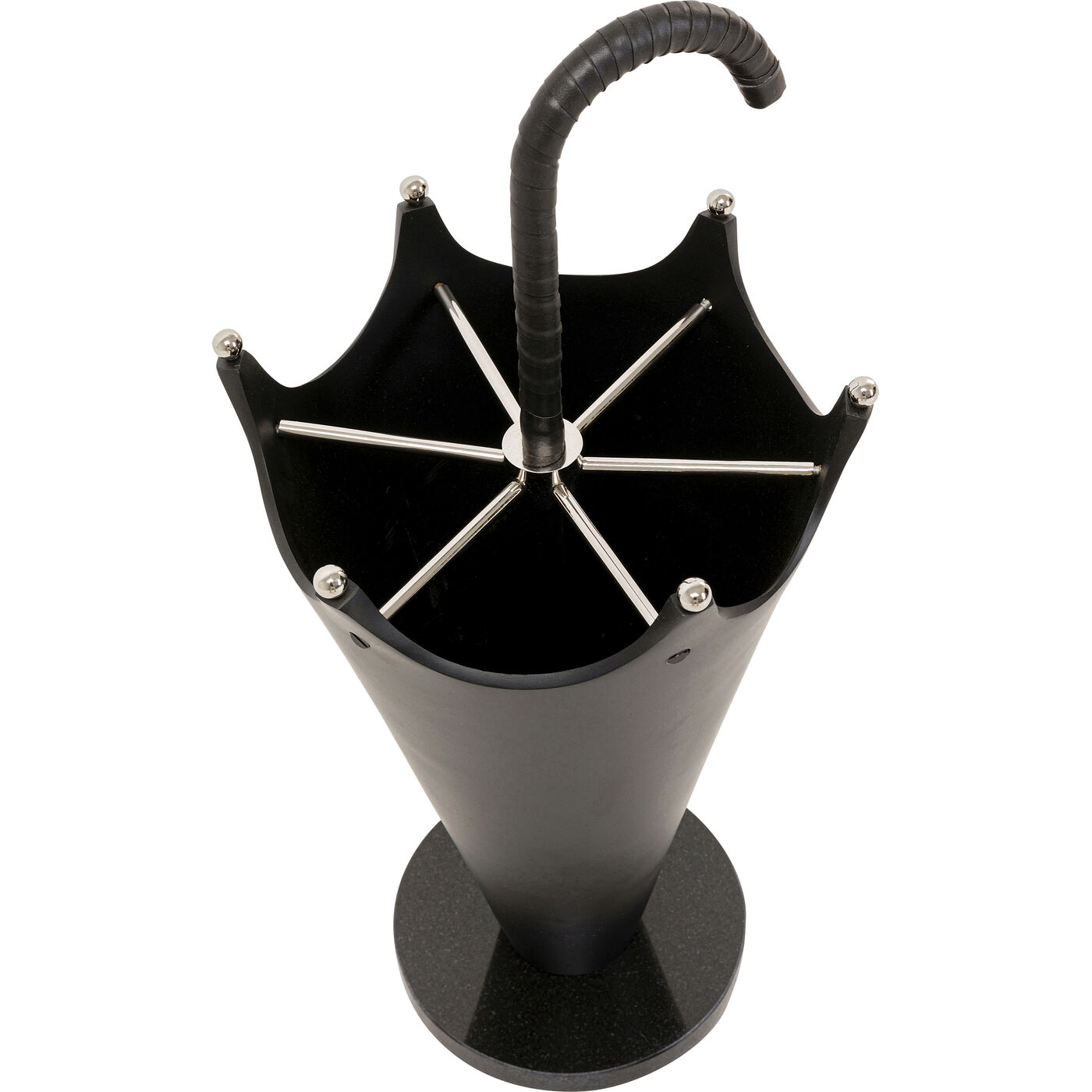 Стойка для зонтов Pioggia Black 66cm KARE 70371