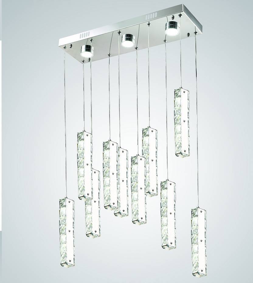 Люстра светодиодная хрустальная SWG DW-8750-10