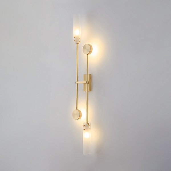 Настенный светильник ANDREAS Brass White by ImperiumLoft