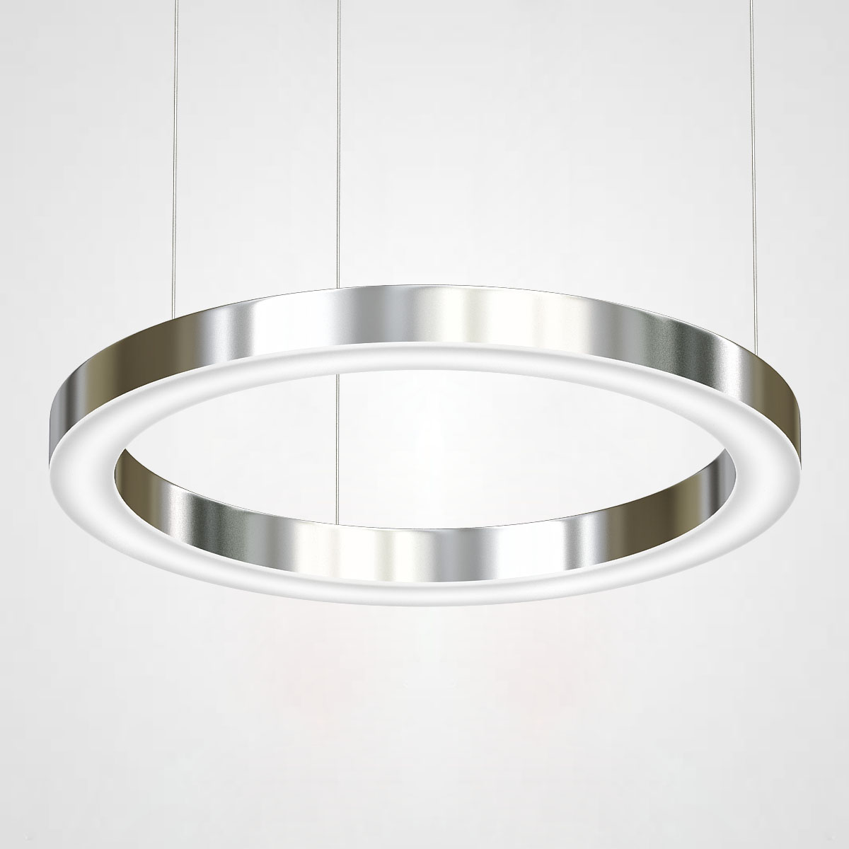 Люстра Light Ring Horizontal D60 Хром by ImperiumLoft