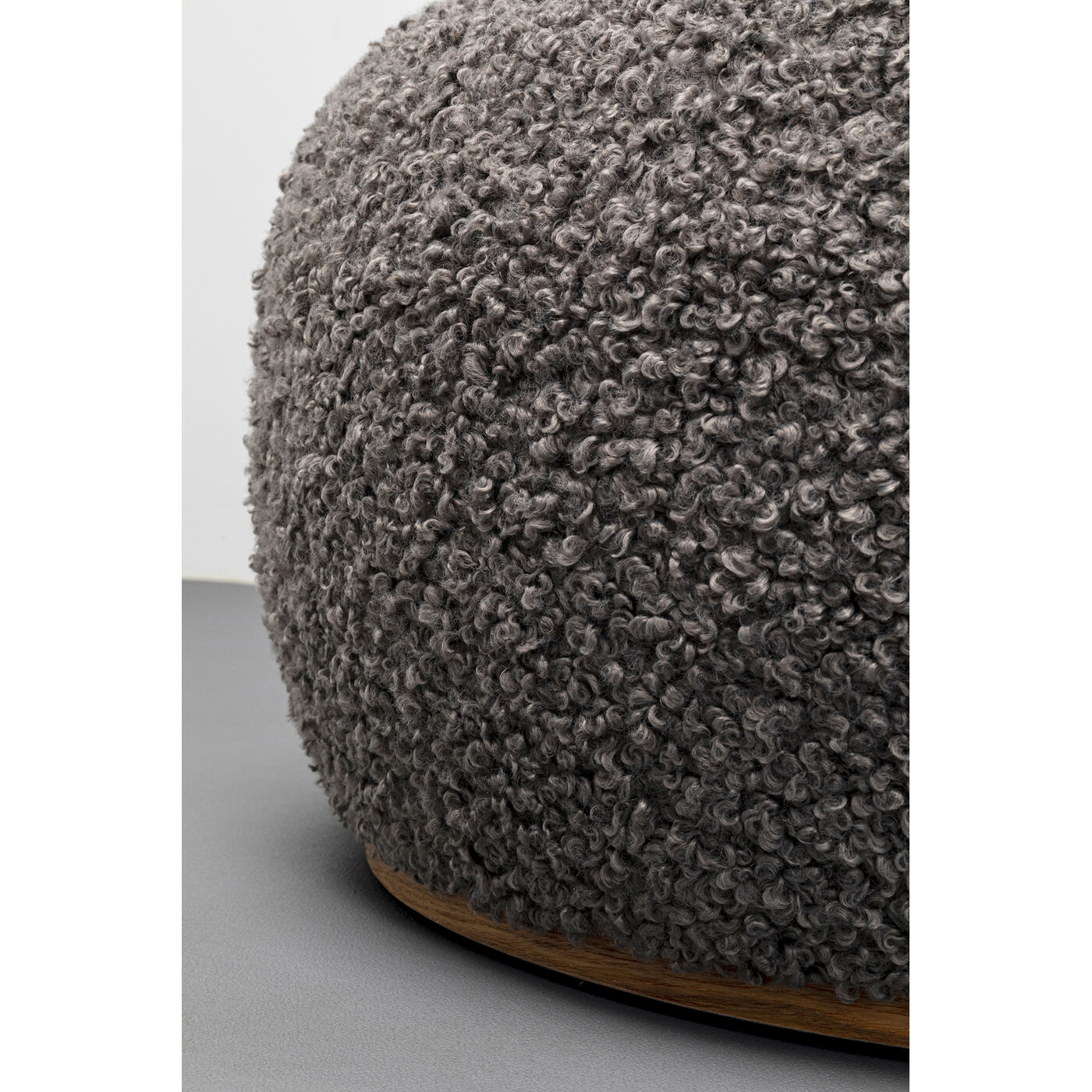 Скамья Pebble Boucle Grey 81 см KARE 87703