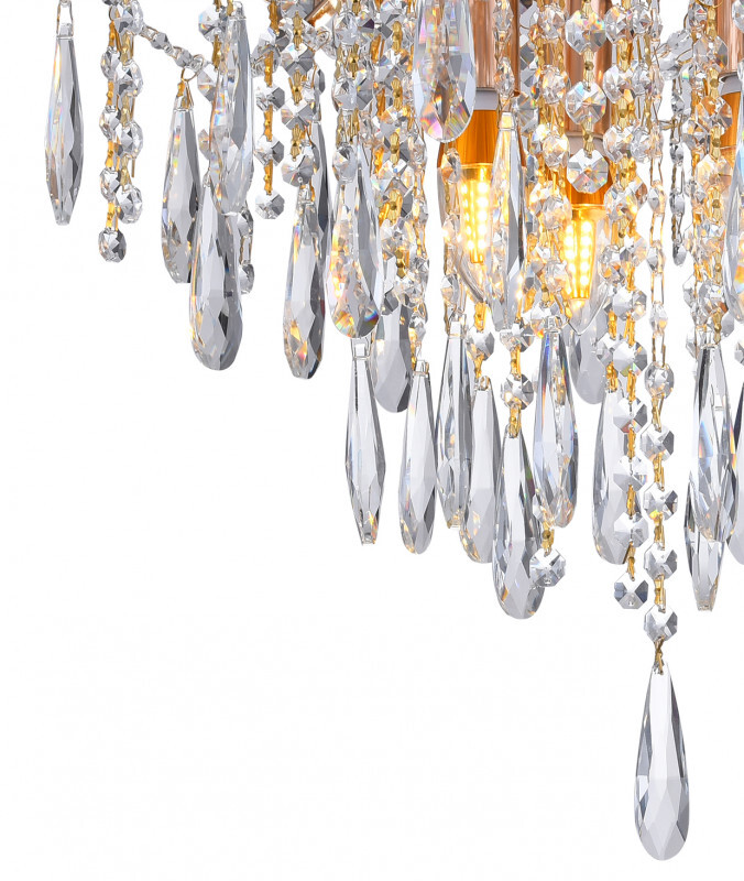 Накладная люстра Natali Kovaltseva VENERE 81432/4C GOLD