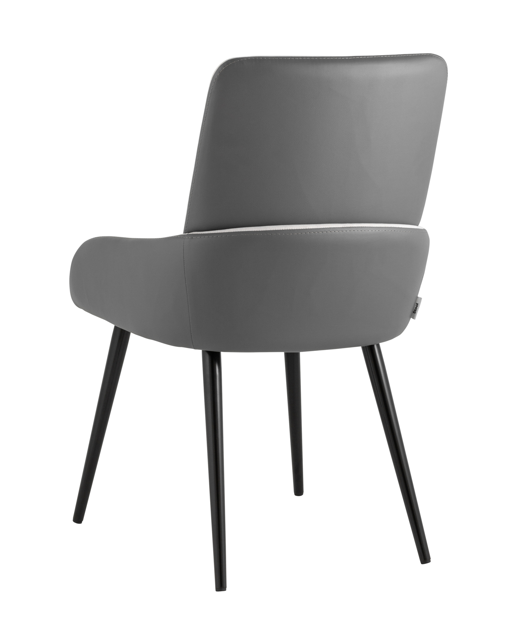 Стул Мюнхен экокожа серая велюр серый Stool Group