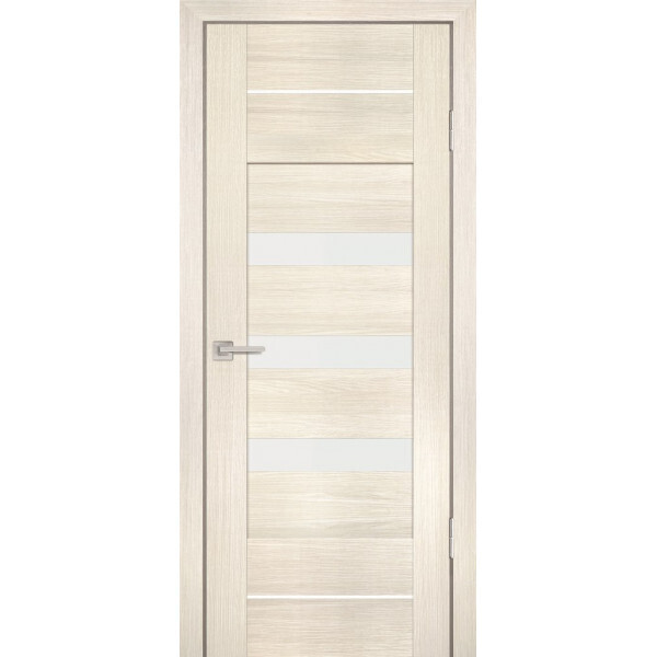 Межкомнатная дверь Graf PS-18 белый сатинат ЭшВайт Мелинга (1900 х 600)