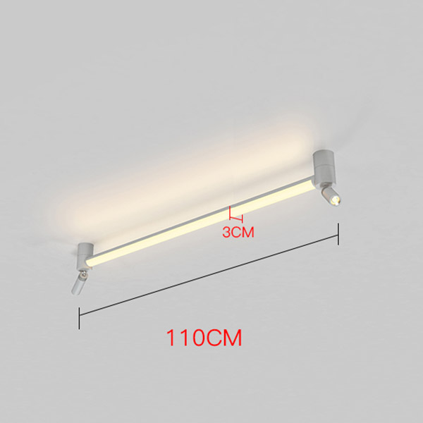 Потолочный светильник FORCE C L100 Black by ImperiumLoft