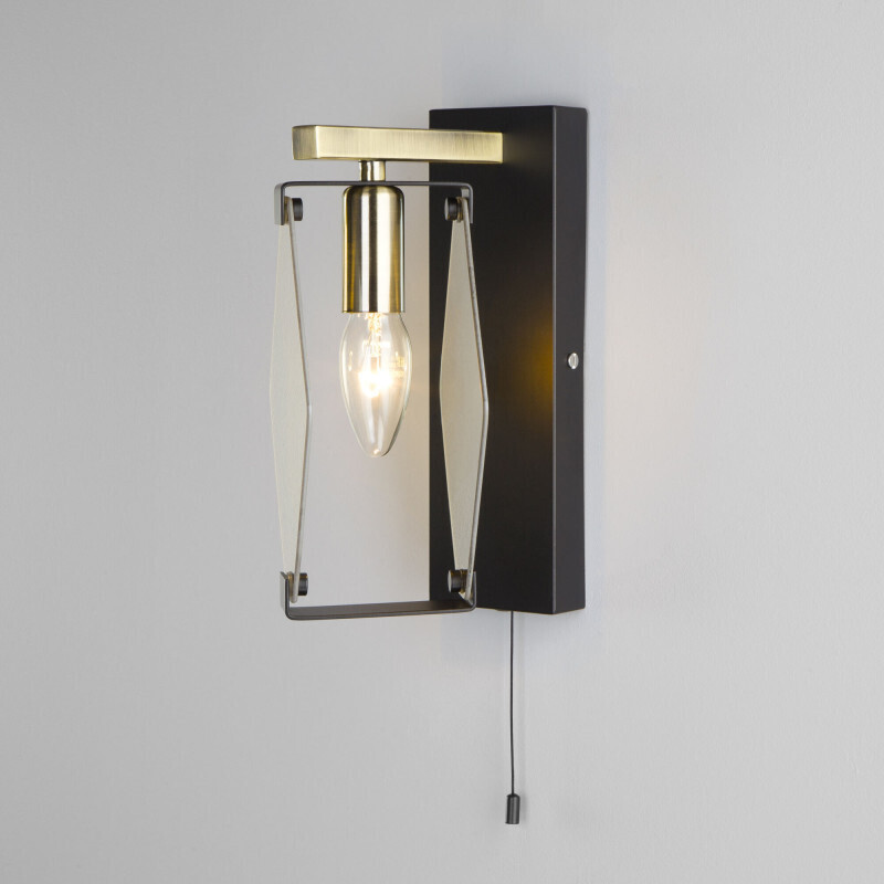 Бра Eurosvet 60126/1 черный (60116/1)