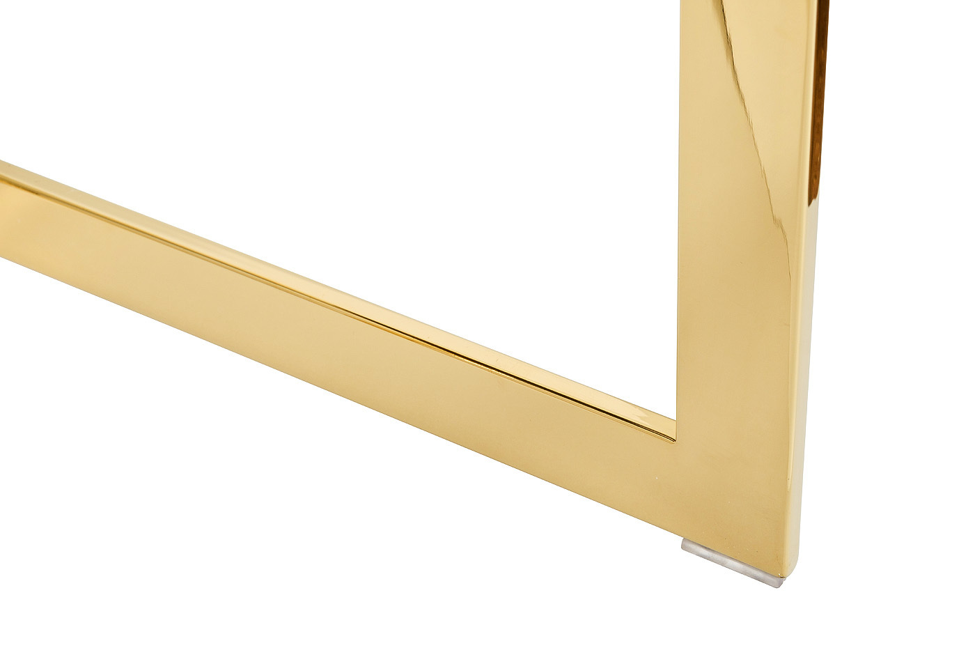 Столик журнальный квадратный тиковый шпон/лак/золото Garda Decor 84HB-12STOL/ZH