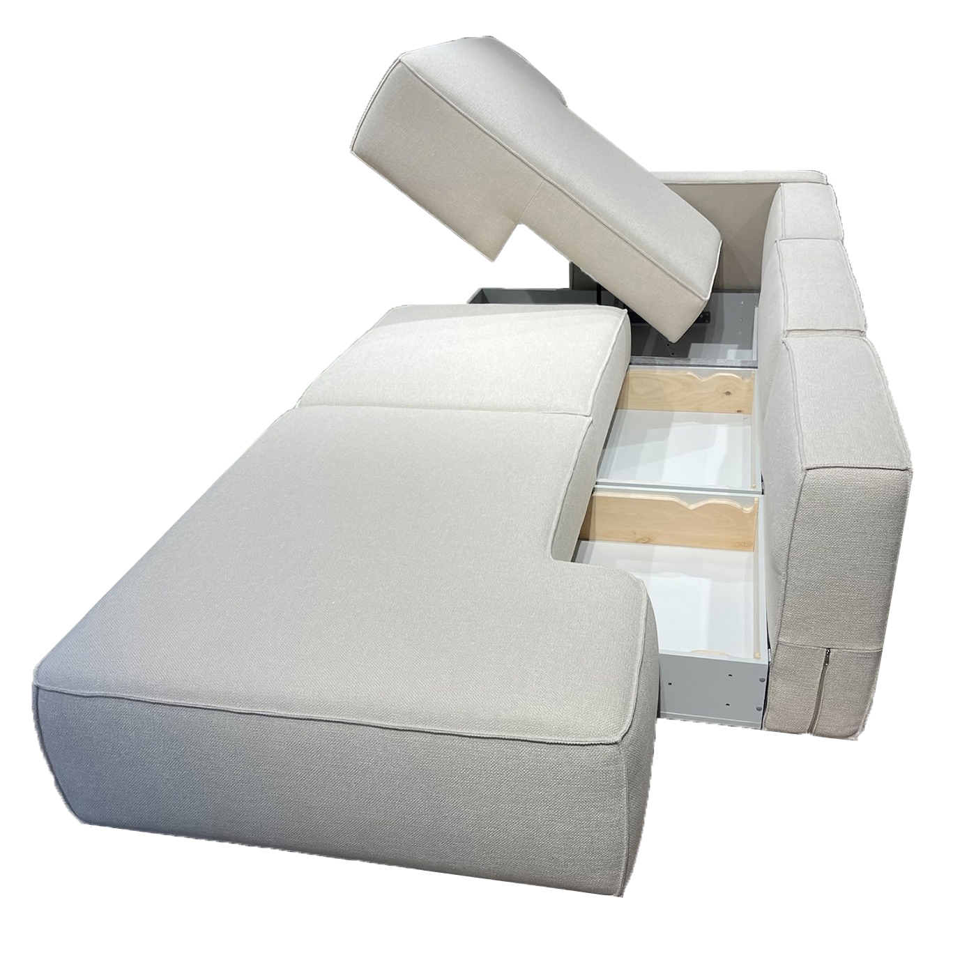 Диван-кровать Ткань Рогожка KARE Memphis K00328