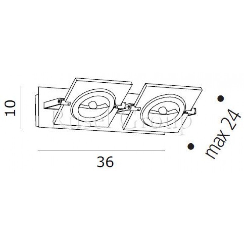 Настенно-потолочный светильник de MAJO SAN SIRO A2/P2