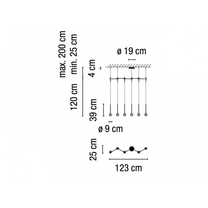 ПОДВЕСНОЙ СВЕТИЛЬНИК  VIBIA Algorithm 0830