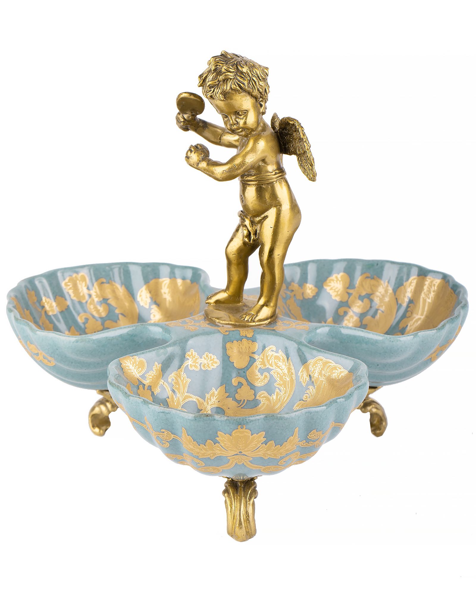 Менажница с ангелом Glasar 31G2197/C618EC/NB4199