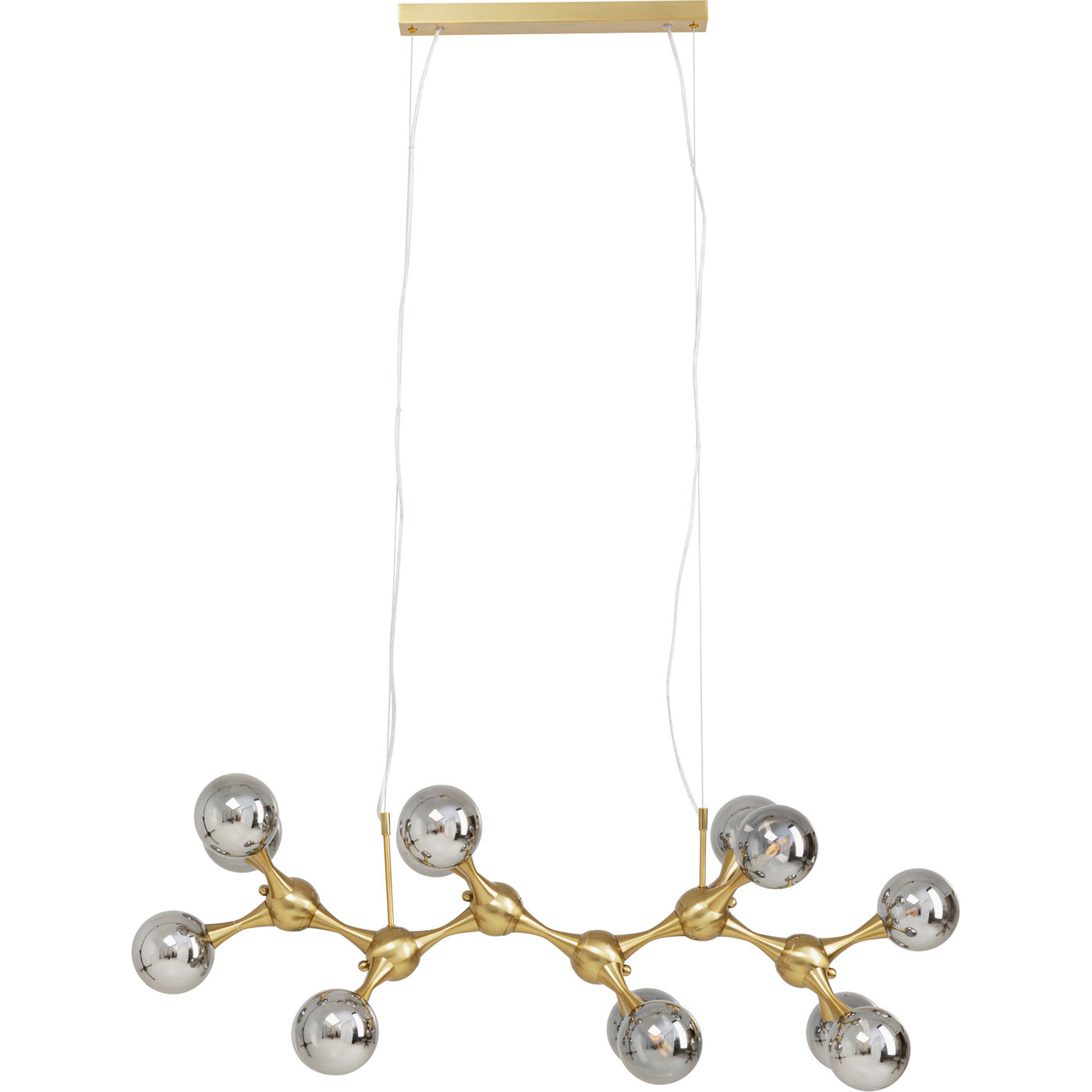 Светильник подвесной Atomic Balls Brass 190cm KARE 56676
