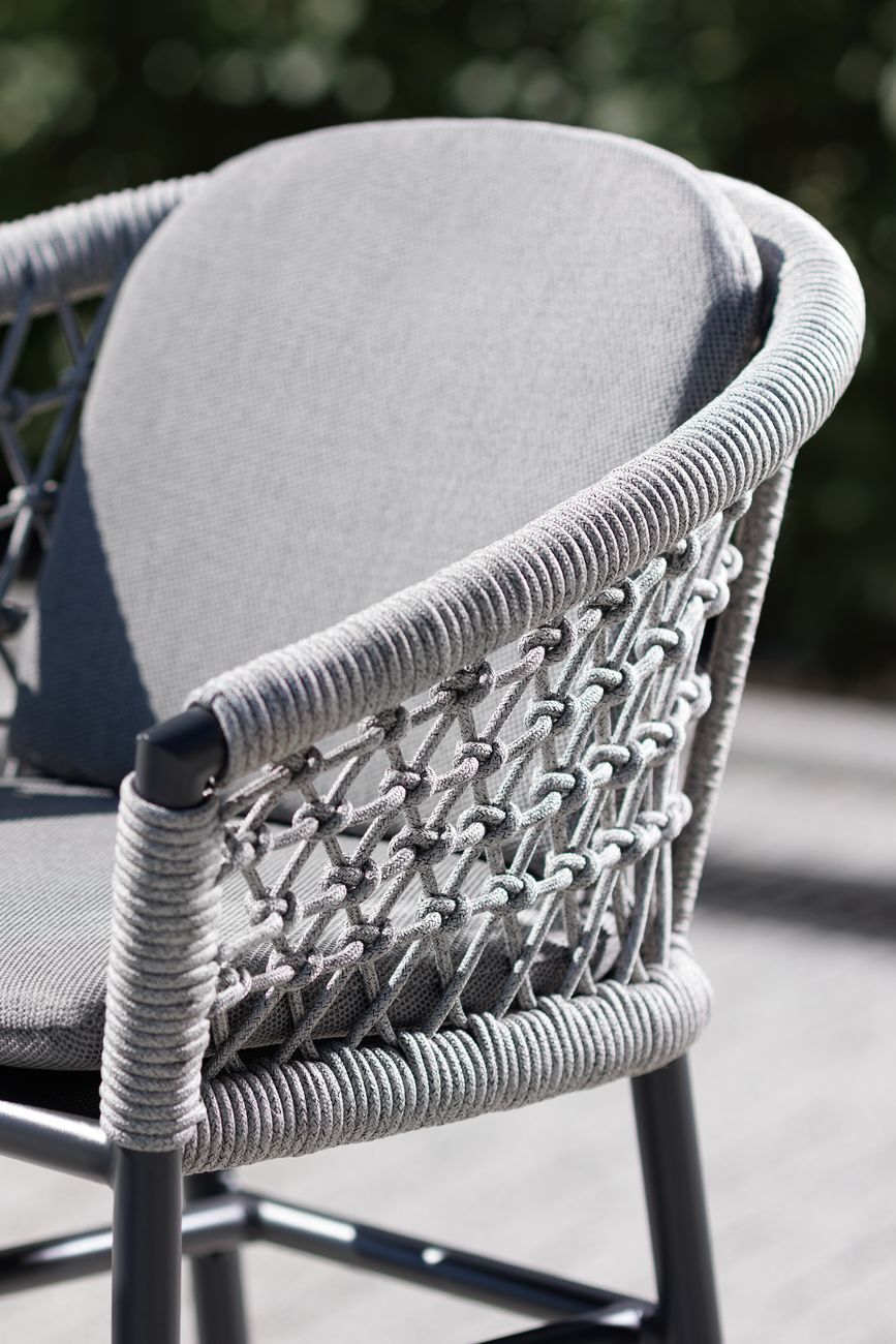 Стул барный уличный Муза антрацит Garda Decor 39AR-STUL-288 ANTR