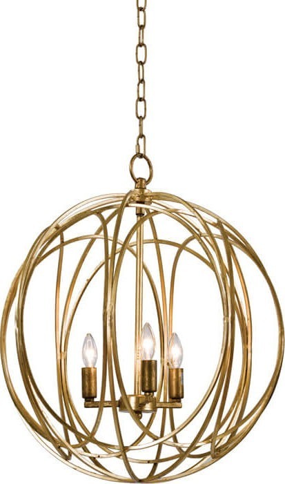 Сферическая люстра Килиан Louvre Home 8303-3DS GL