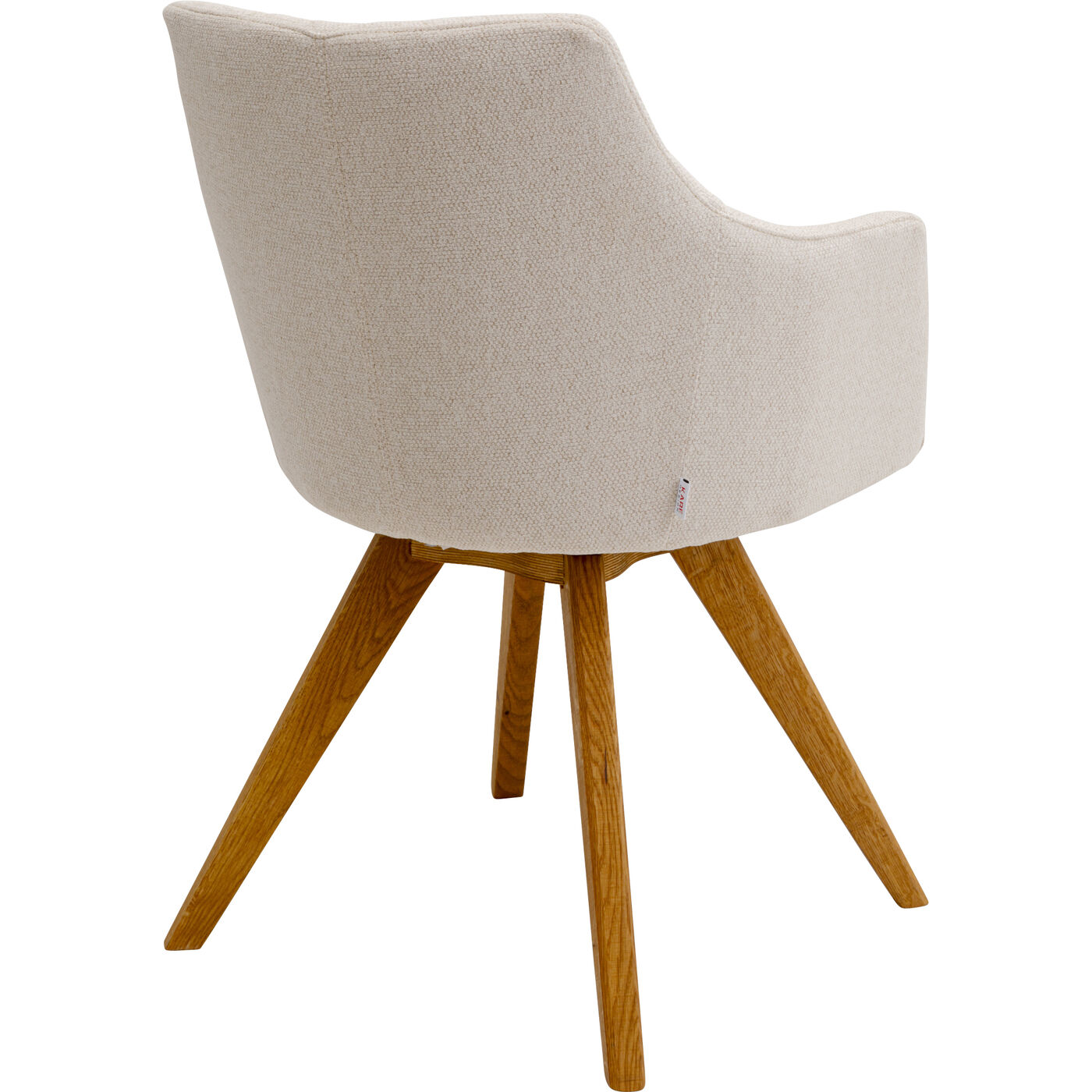 Стул вращающийся Coco Wood Cream KARE 70740
