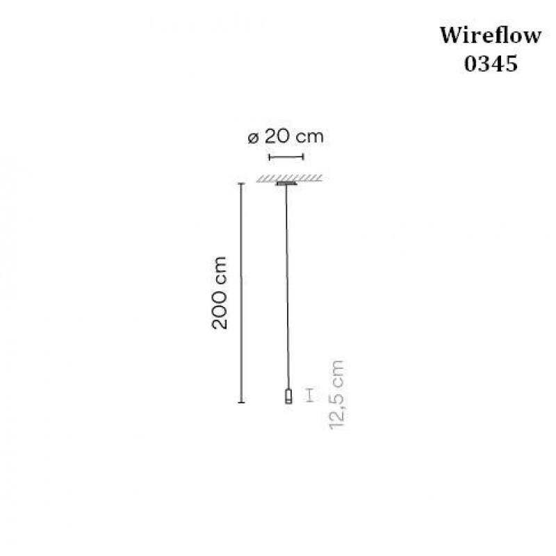 ПОДВЕСНОЙ СВЕТИЛЬНИК   VIBIA Wireflow Free-Form 0345