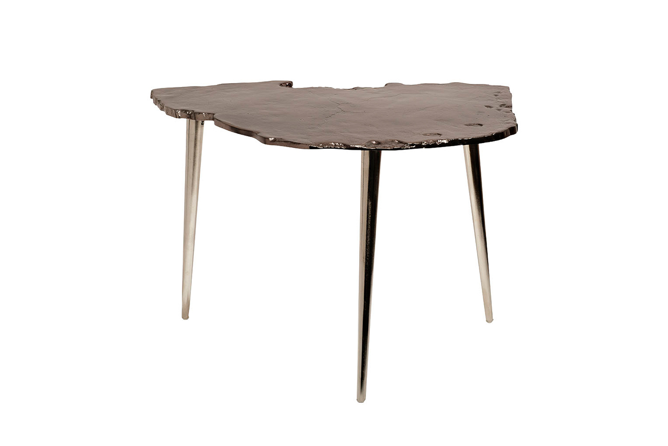 Столик журнальный металлический цвет бронза Garda Decor 71PN-1260