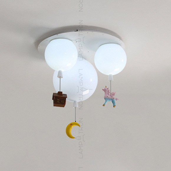 Потолочный светильник BLOW TRIO White by ImperiumLoft