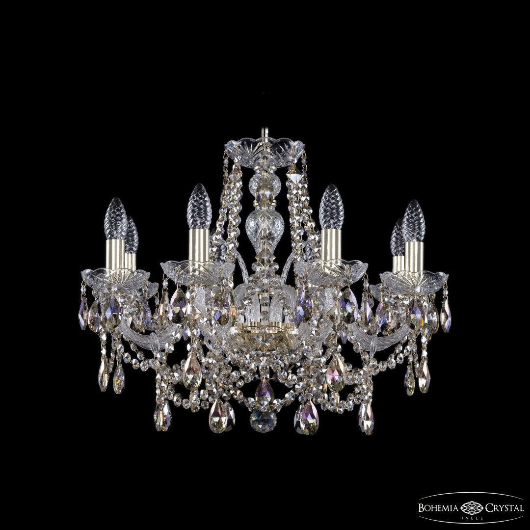 Люстра хрустальная 1411/8/195 G R801