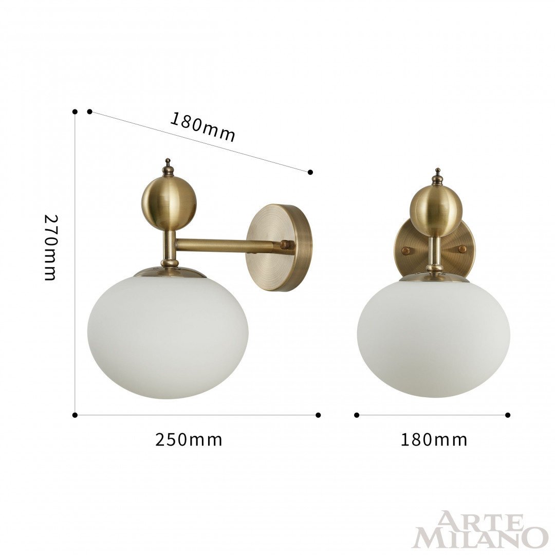 Бра 270307/1B GD Arte Milano